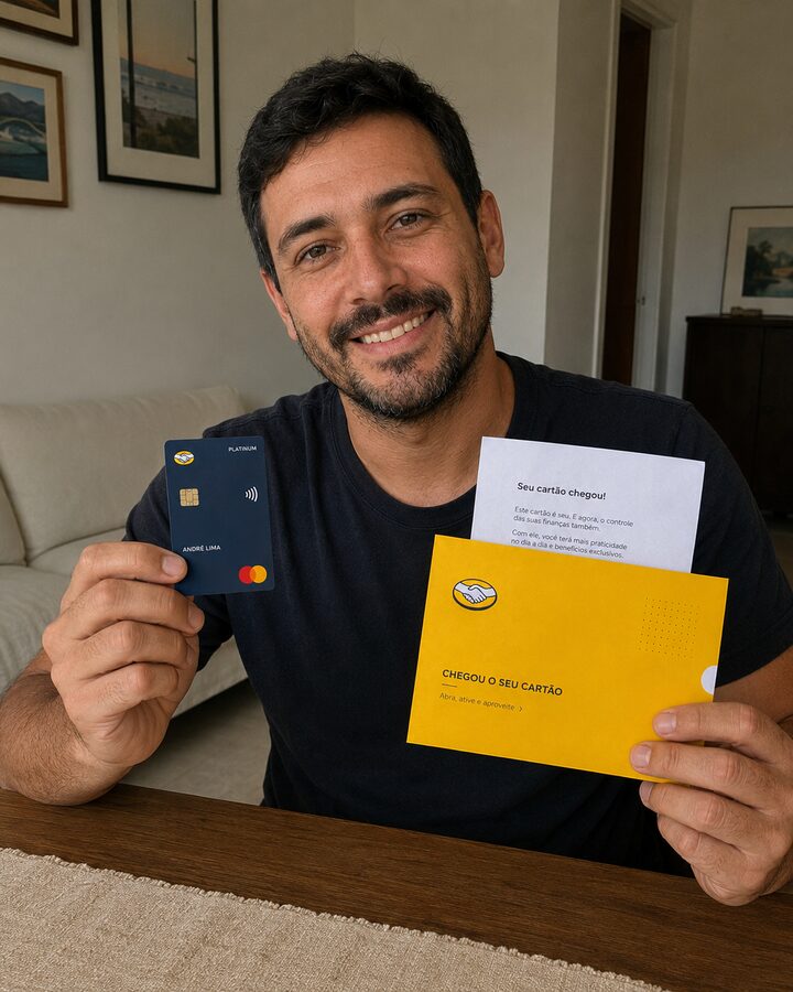 ANDRÉ LIMA recebeu o cartão