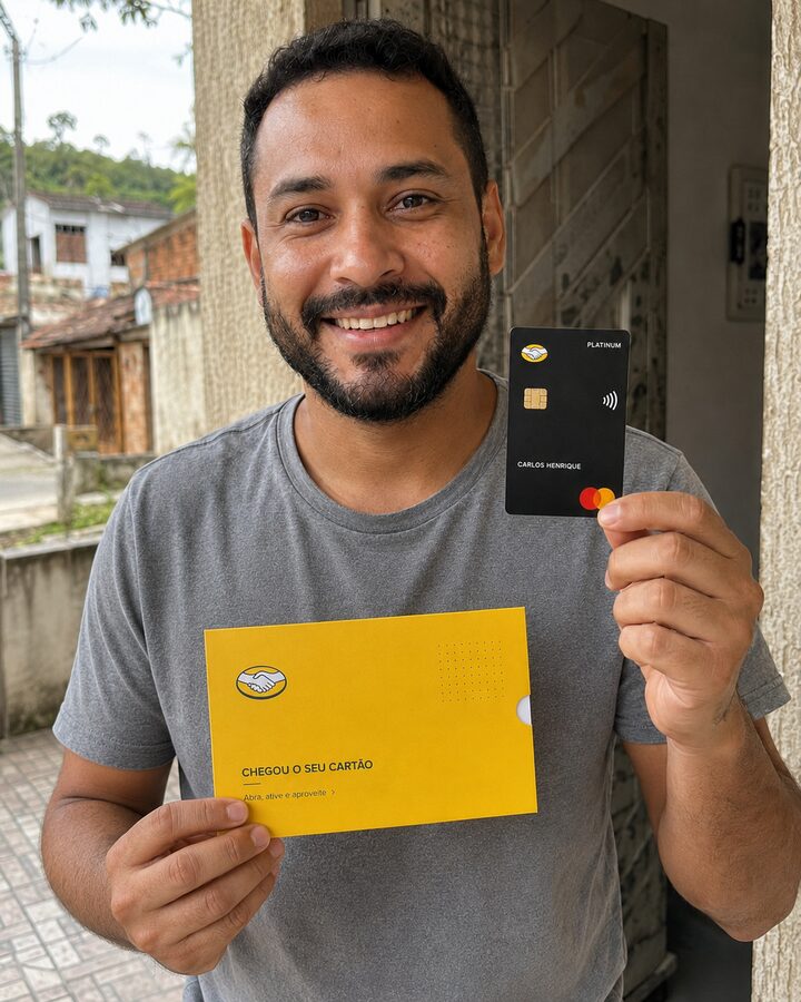 CARLOS OLIVEIRA recebeu o cartão