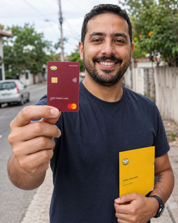 JOÃO PEDRO LIMA recebeu o cartão