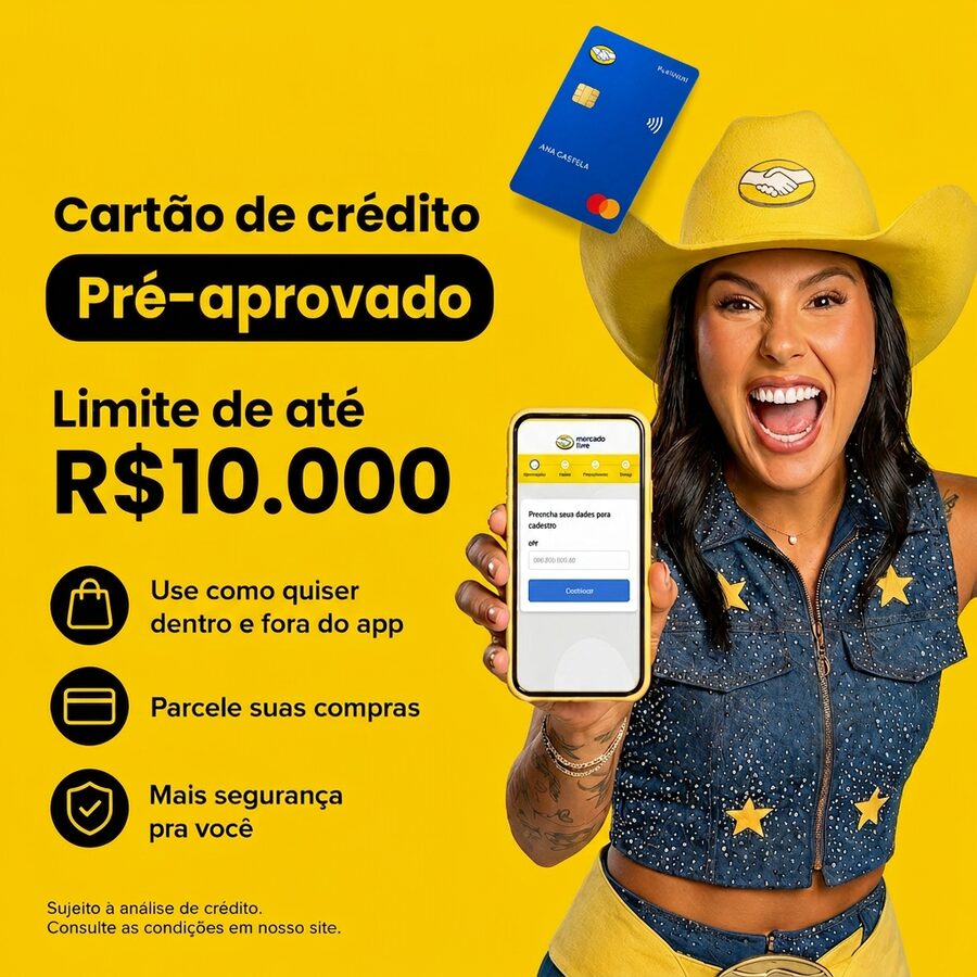 Cartão Mercado Pago Pré-aprovado